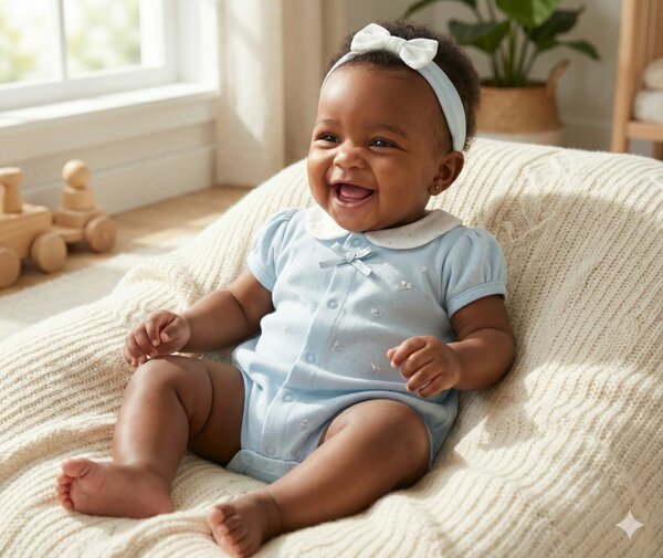 Barboteuse Bébé Bleu Douceur