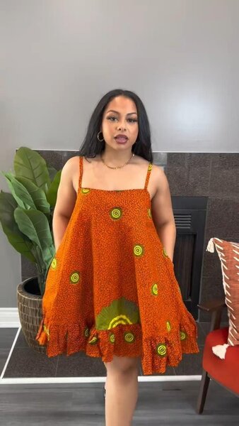 Robe africain colorée et élégante