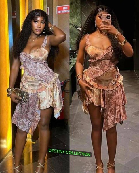 Robe Asymétrique Chic Femme
