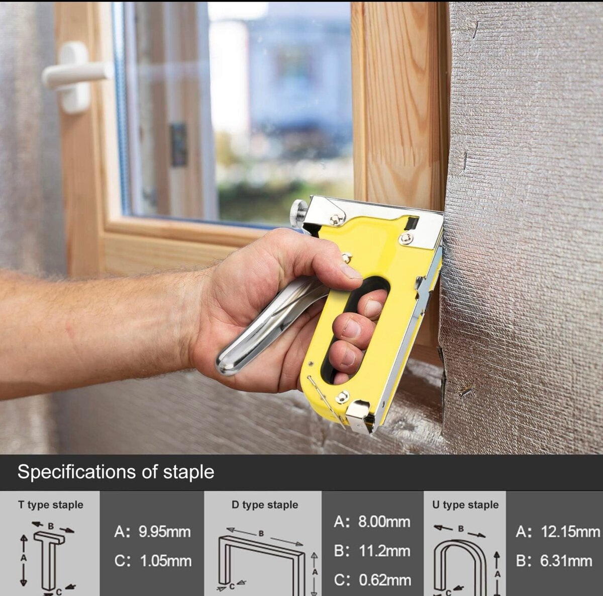 Agrafeuse Pistolet Agrafeuse pour Tapisserie Montage Décorat