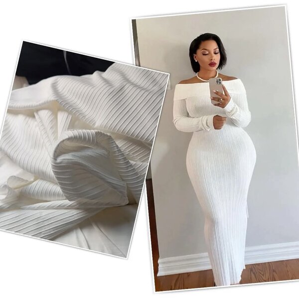 Robe Épaules Dénudées Élégante