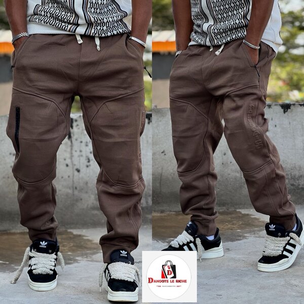 Pantalon Jogger Homme Marron