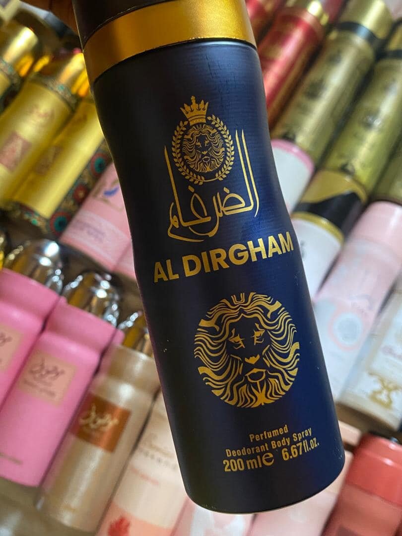 Perfumed deodorant spray Arabic