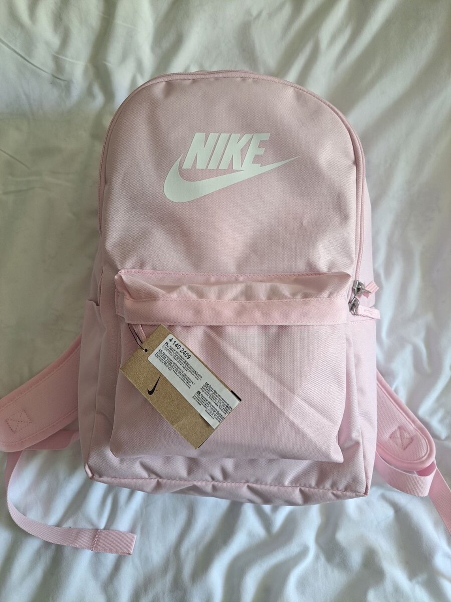 Pink backpack nike bag