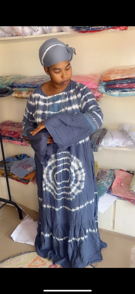 Robe longue africaine élégante