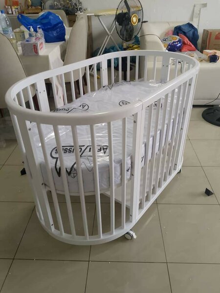 Lit bébé évolutif blanc