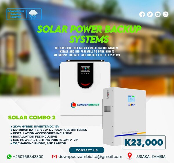 Solar Power Back Up System
