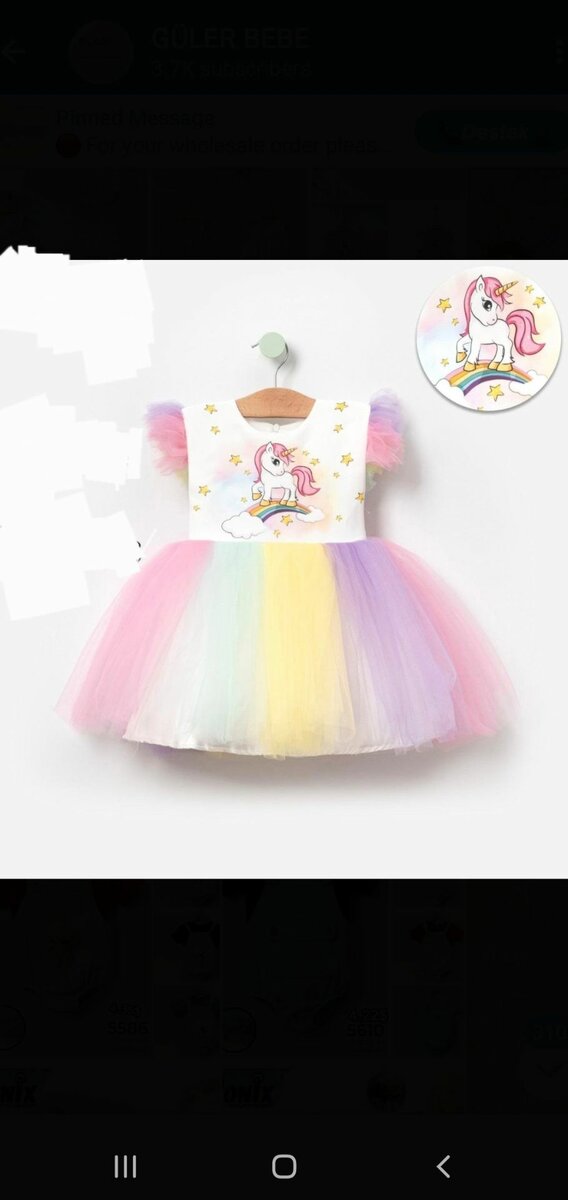 Unicorn dress
