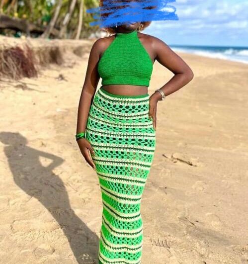 Set crochet coloré été