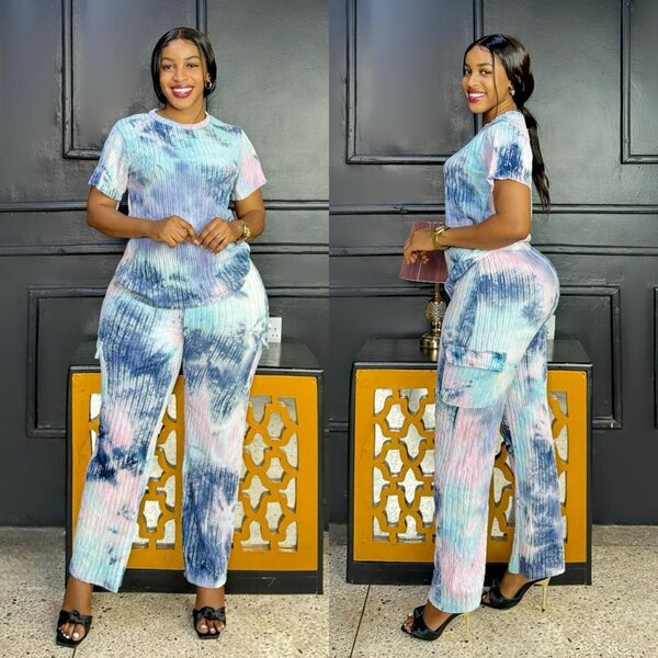 2 piece, top and side pockets trouser