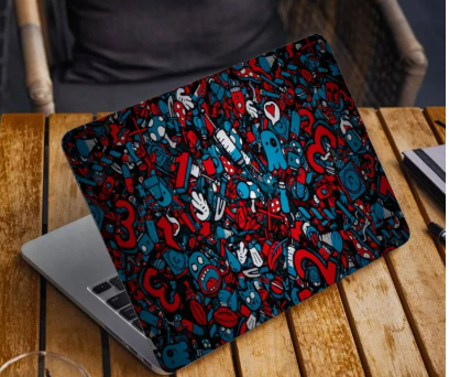 App Mashup Dark Laptop Back Skin Vinyl Stickers Decal for 13 14 15 15.6 inches Laptop