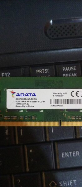 4 Gigabyte Adata DDR4 Laptop RAM