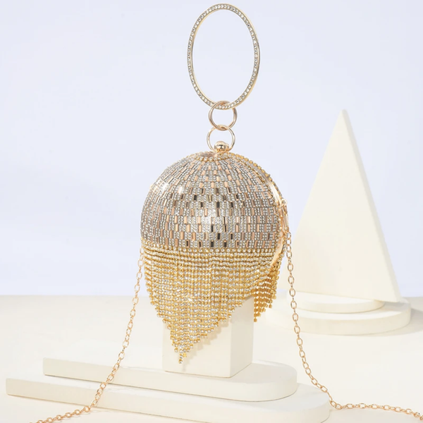 Sac soirée strass doré - argen