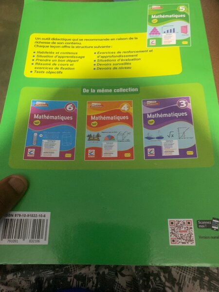 Cahier Mathématiques 5e