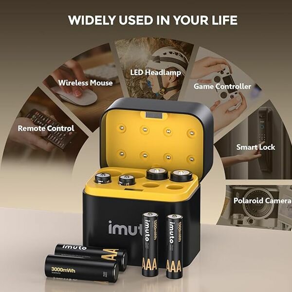 Chargeur de Batteries Rechargeables