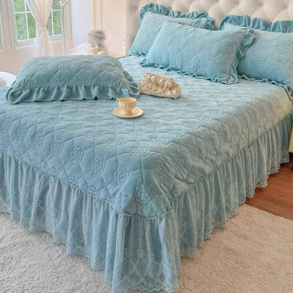 Ligh-blue Bed set