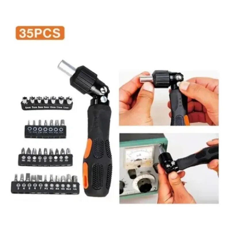 Tournevis à tête flexible 35PCS