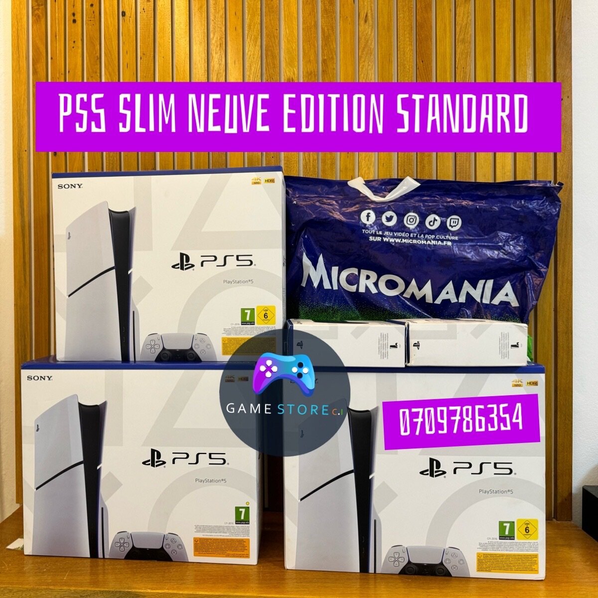 Ps5 slim édition standard neuve scellée