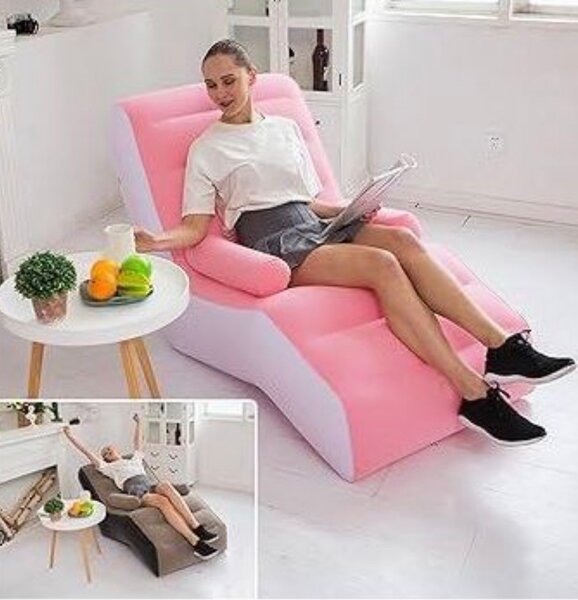 Chaise longue gonflable