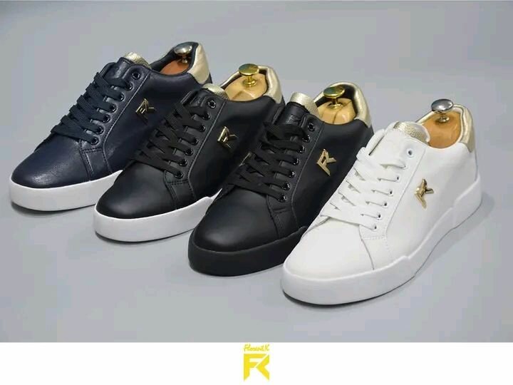 Sneakers de luxe en cuir