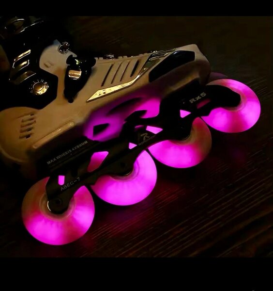 Patins à roulettes LED lumineux