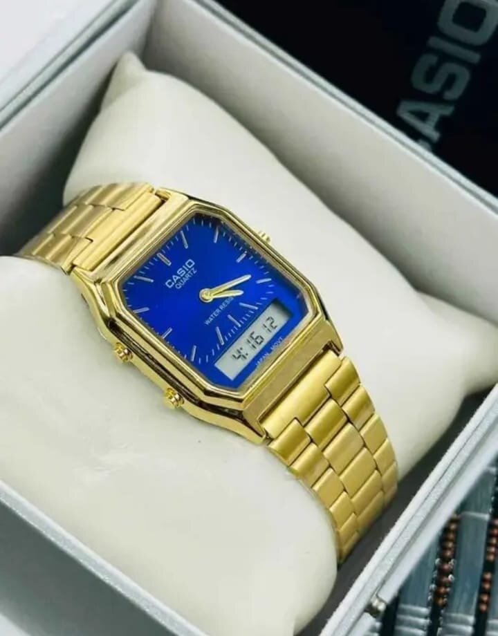 Montre Analogique Casio Dorée