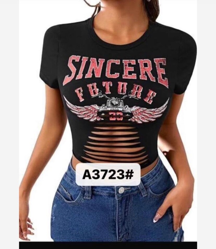 T-shirt style décontracté femme