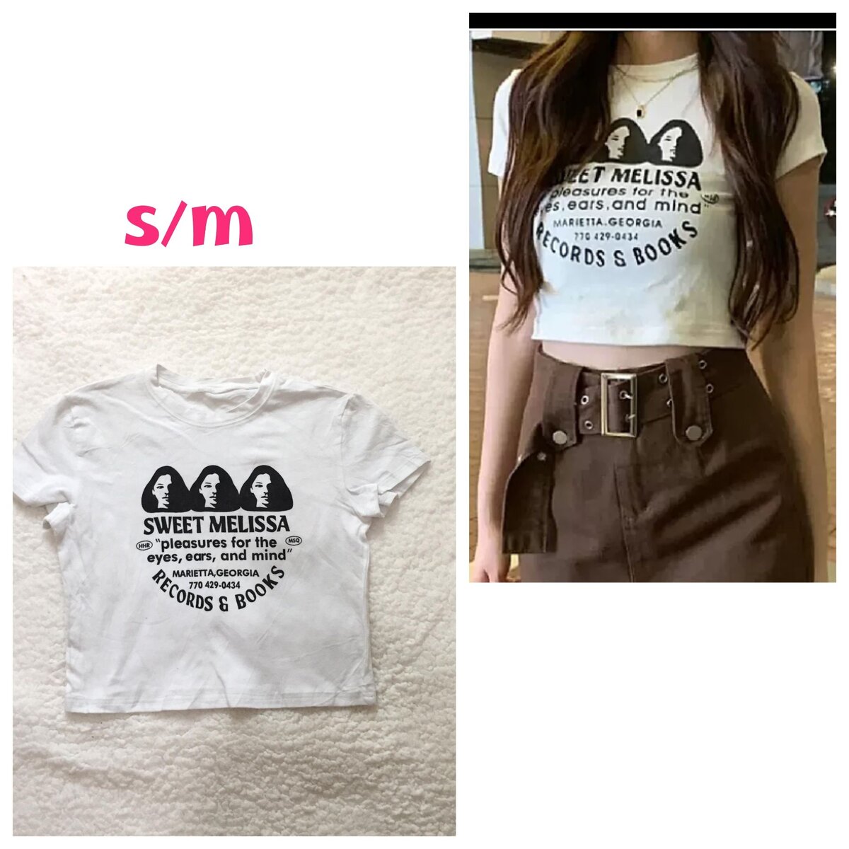 Salaula crop tops and tops