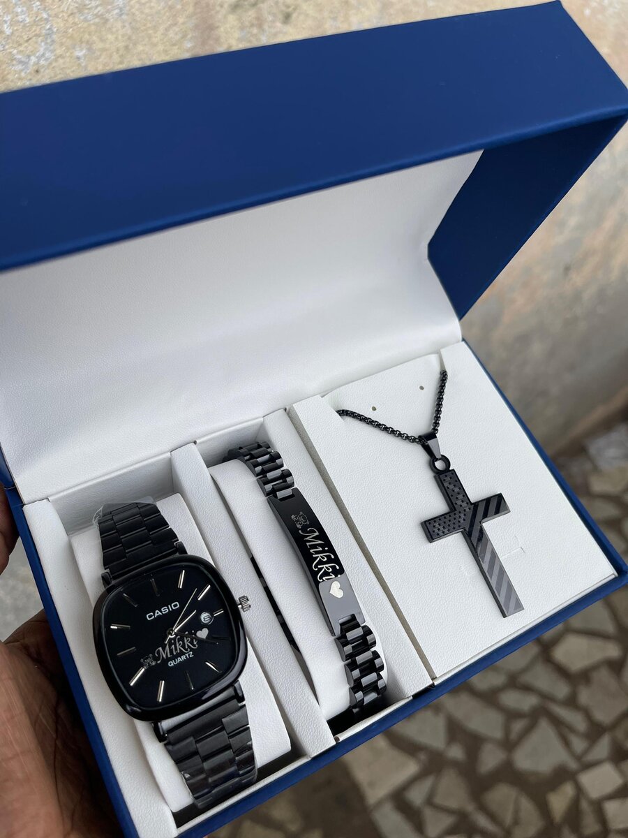 Ensemble Cadeau Montre et Bijoux