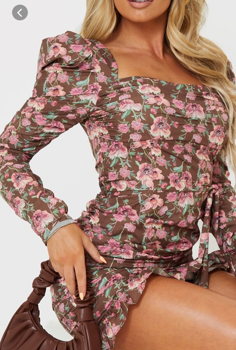 PLT floral print dress