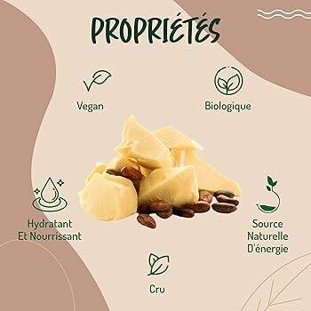 Beurre de Cacao Bio Vegan