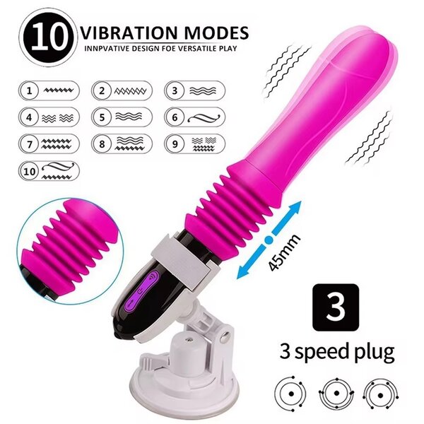 Vibromasseur 10 Modes