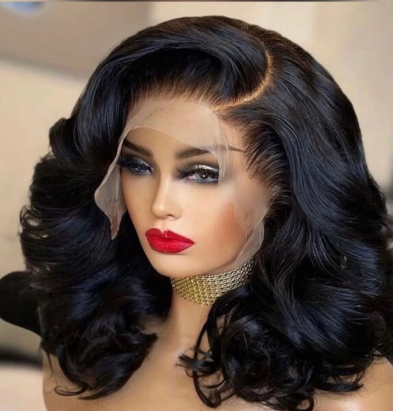 BRAZILIAN HUMAN HAIR LACE FRONT WIG