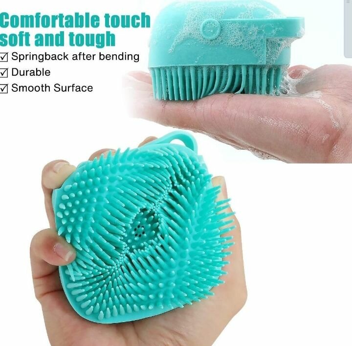 Silicone Soft Bath brush.