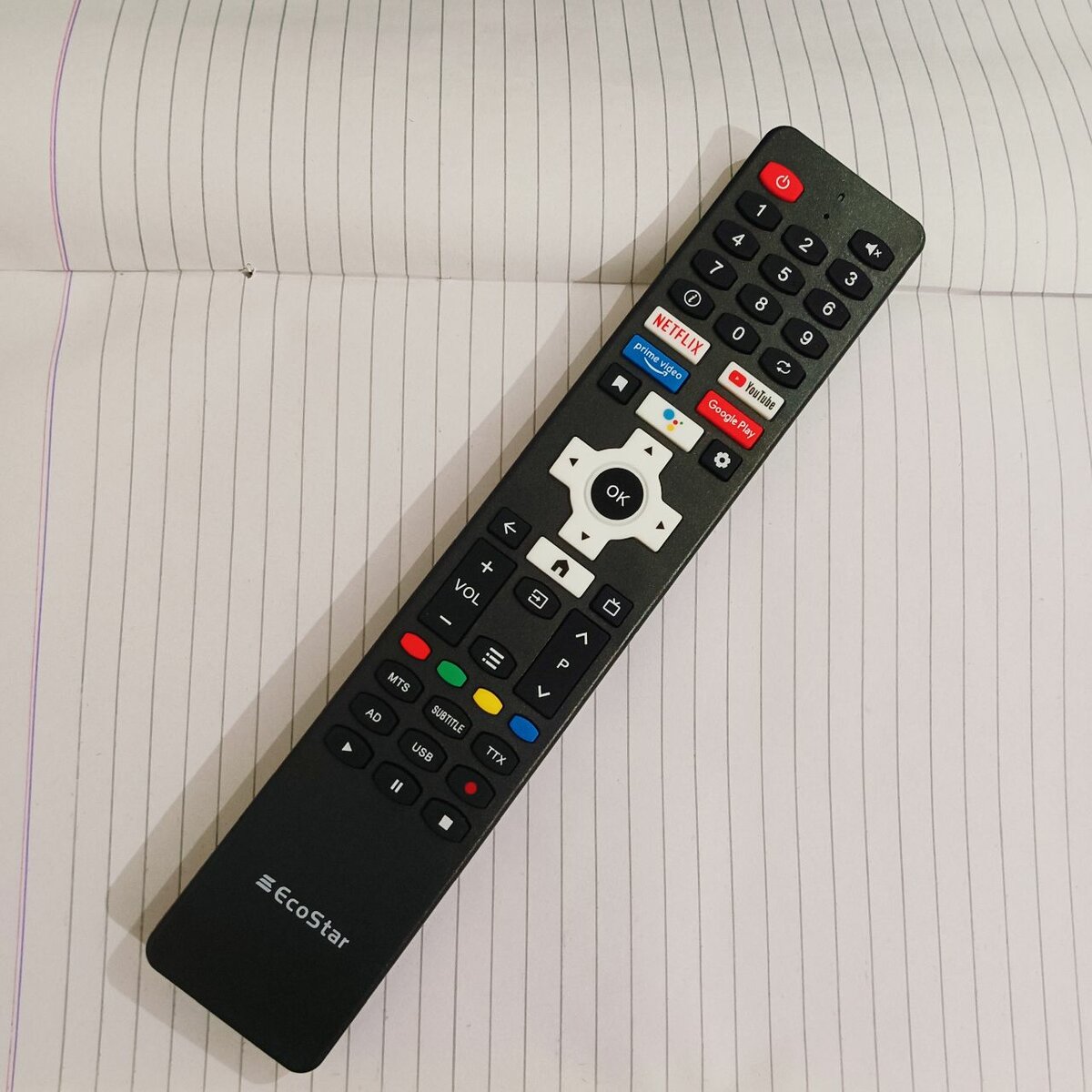Ecostar Voice 100% original Remote Control