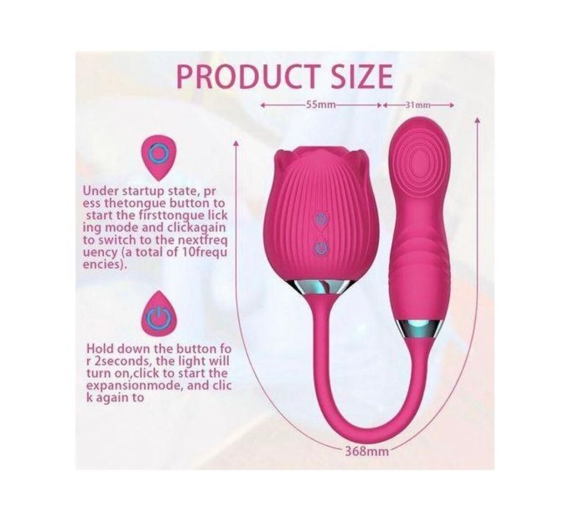 Vibromasseur Fleur Roulante