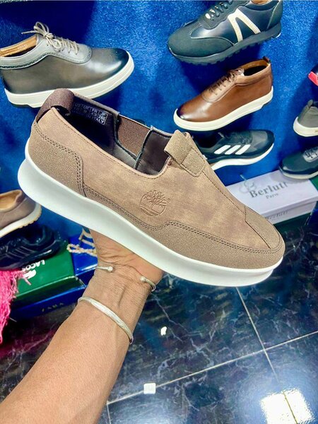 Mocassins en daim pour hommes