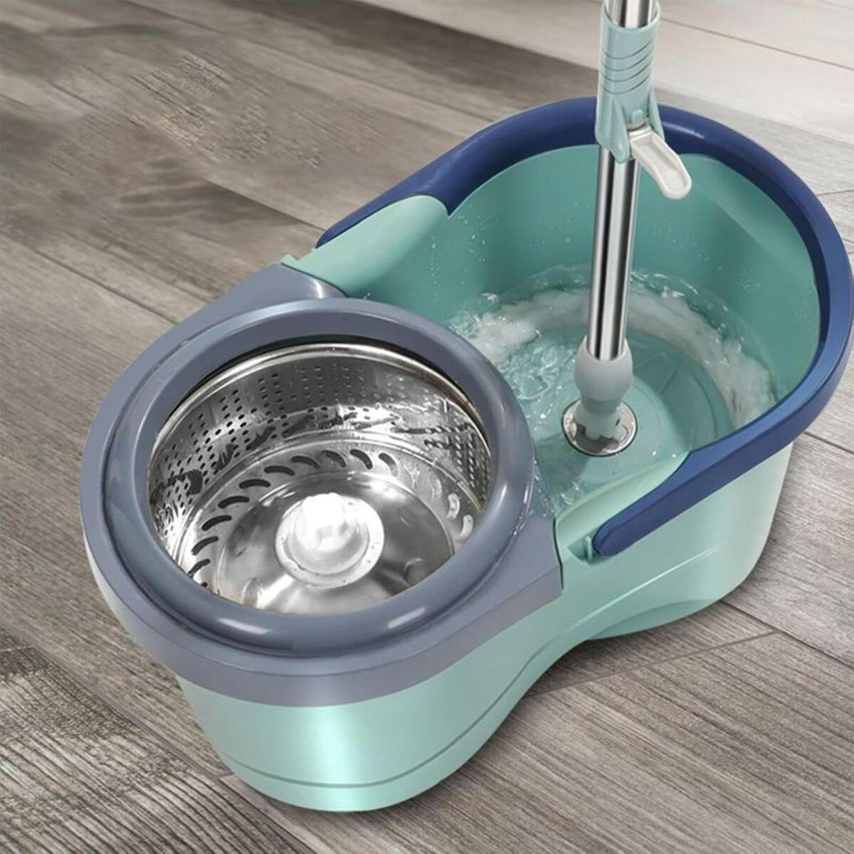 Balai Serpillière Rotatif avec Seau