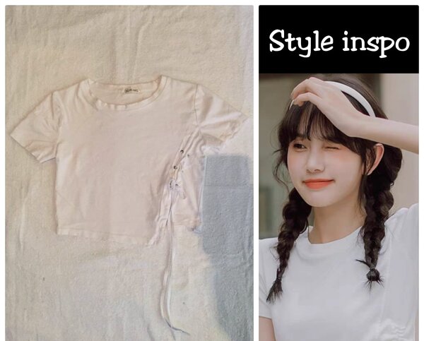 Salaula crop tops and tops