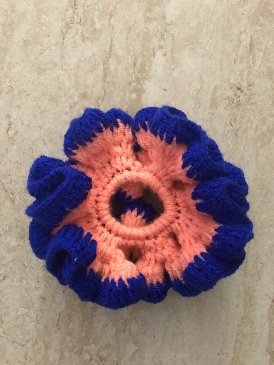 Chouchou élastique tricoté