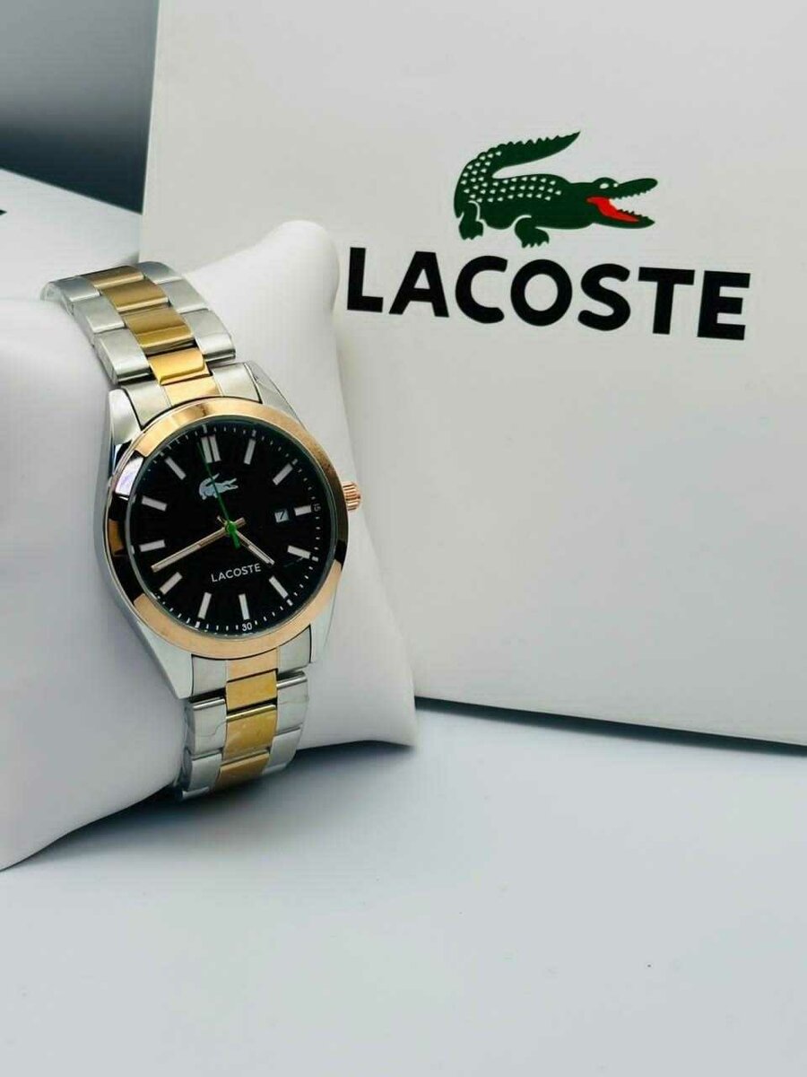 Montre élégante bicolore Lacoste