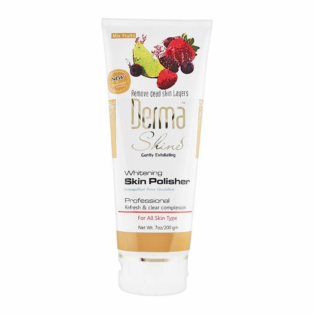 Derma Shine Gently Exfoliating Mix Fruits Whitening Skin Pol