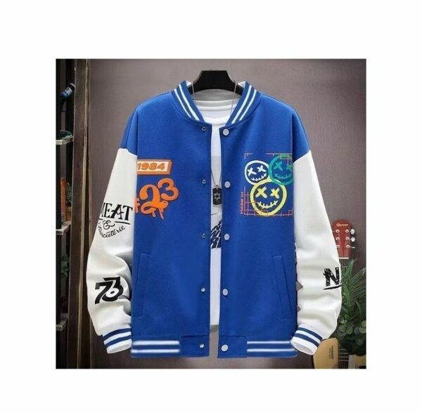 Veste varsity tendance unisexe