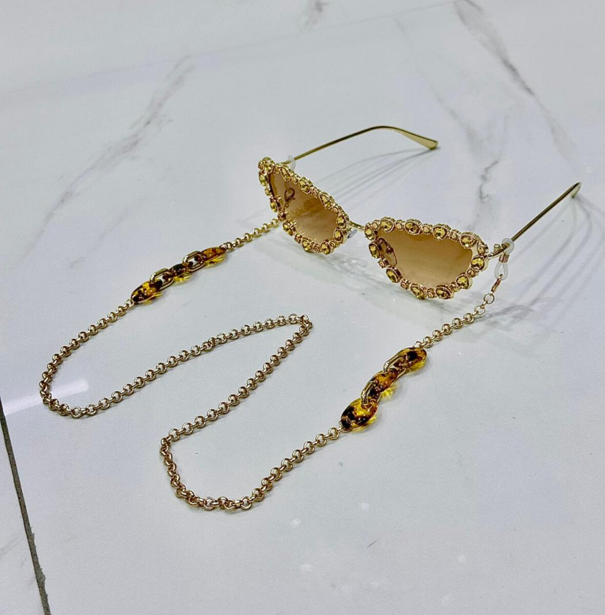 Lunettes de soleil strass chic