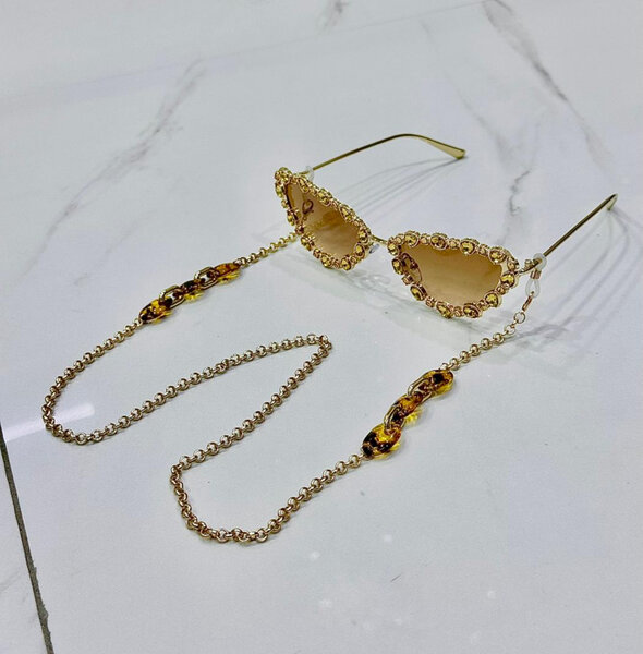Lunettes de soleil strass chic