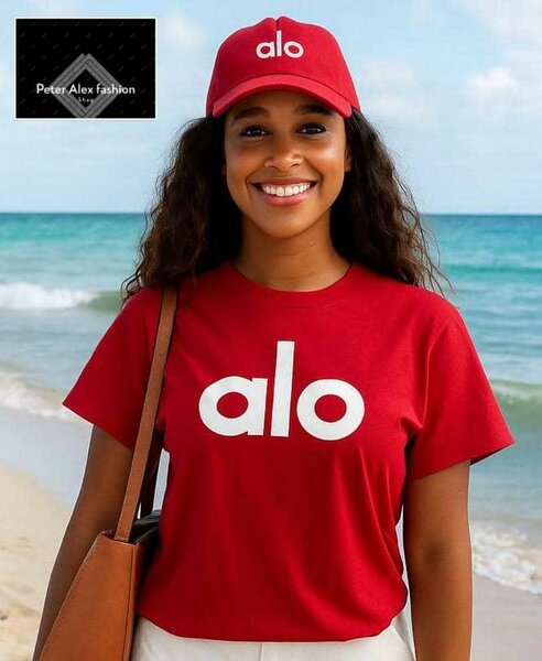 T-shirt rouge Alo pour femmes