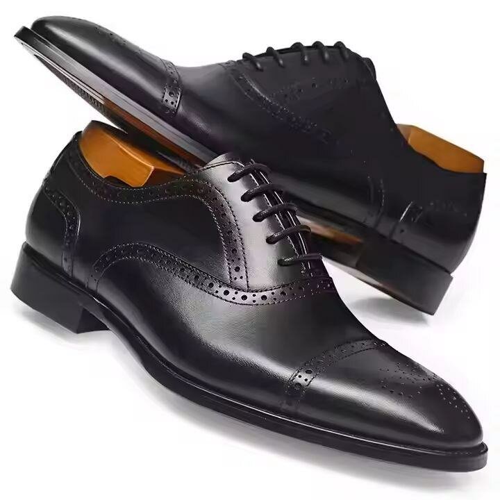 Solid Leather Formal Shoes