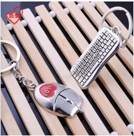 1 Pair Mouse And keyboard Key chain