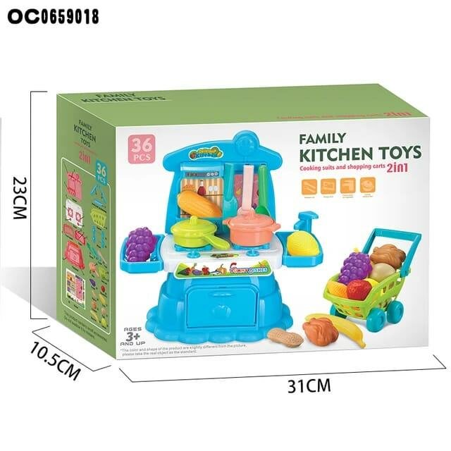 Ensemble de jouets de cuisine pour enfants, ensemble de jeu