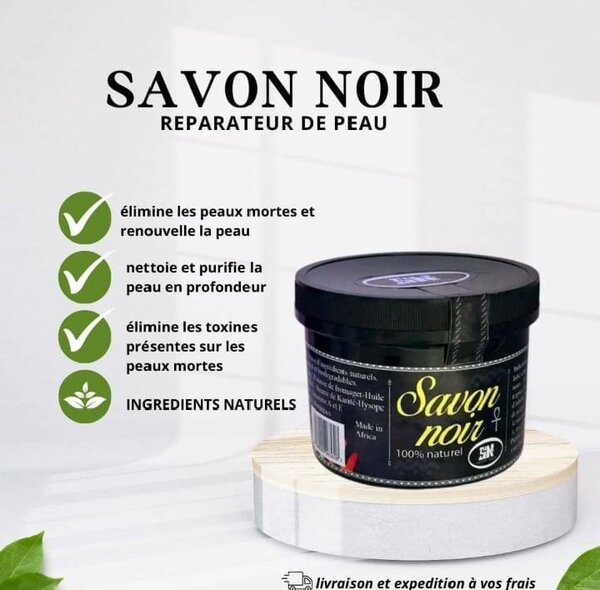 Savon noir naturel 100%